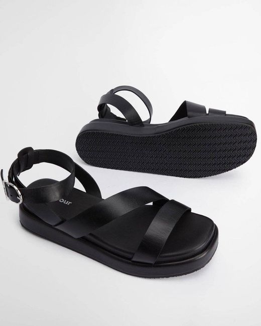 Barbour Black Ivy Sandals