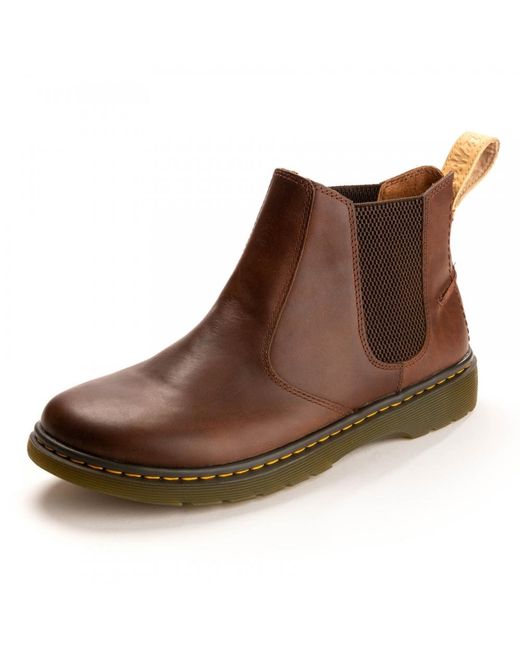 Dr. Martens Mens Lyme Chelsea Boot in Brown for Men | Lyst Canada