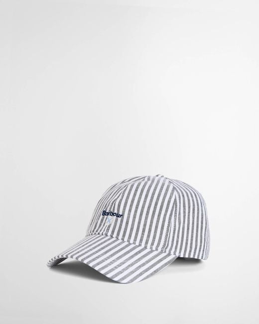 Barbour White Cresswell Cap for men