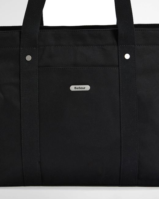 Barbour Black Olivia Tote Bag