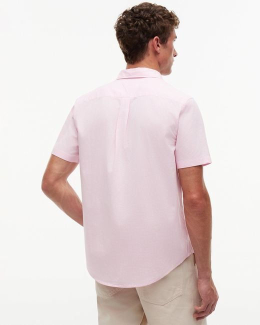 Tommy Hilfiger Pink Flex Poplin Gingham Shirt for men