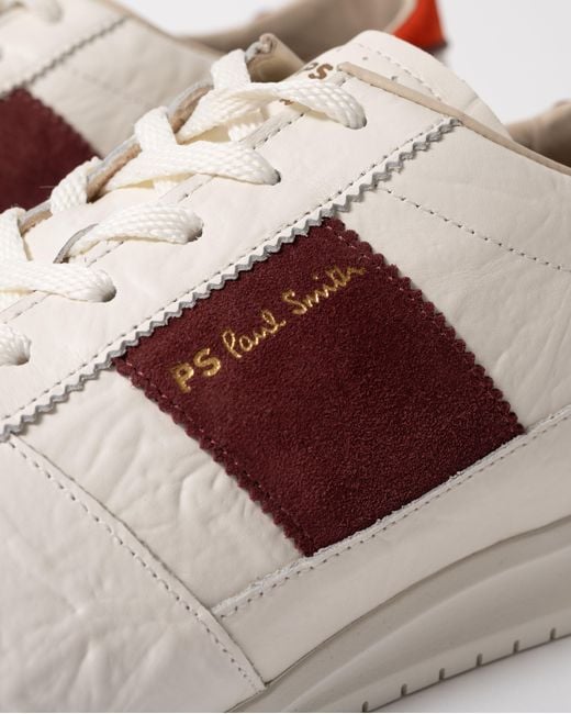 Paul Smith Natural Ps Rye Leather Trainers for men