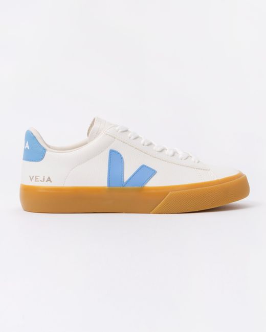 Veja White Campo Leather Trainers