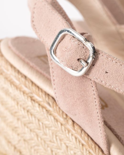 Elia B Pink Eliza Wedge Sandal