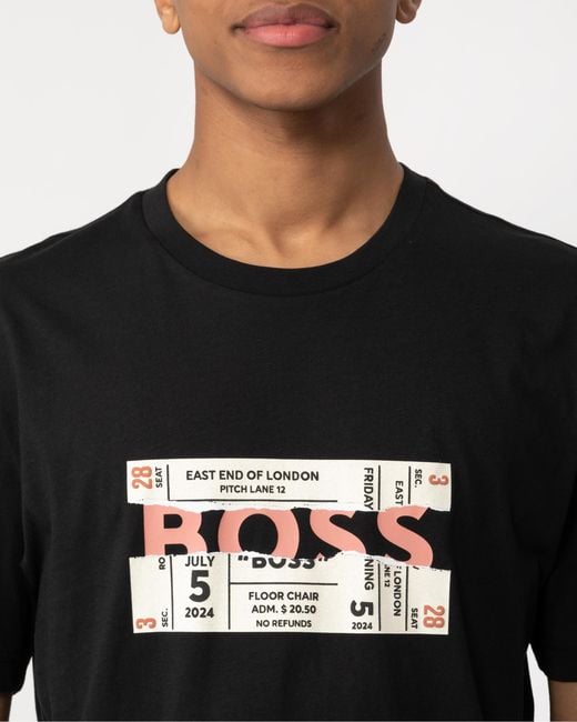 Boss Black Boss Ticket Graphic Print for men