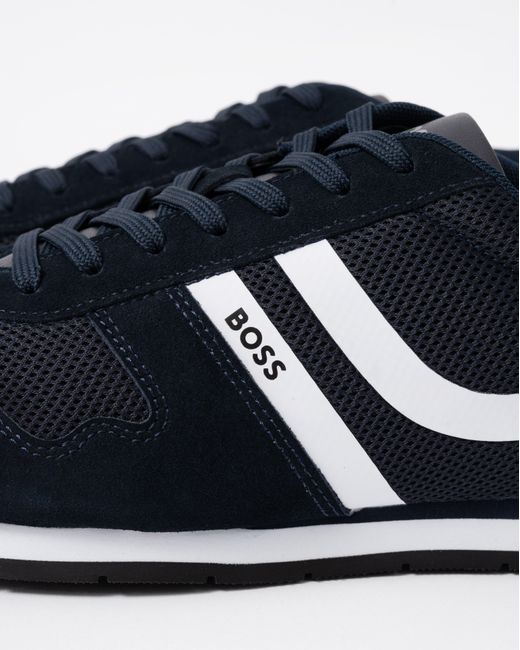 Boss Blue Levon Runn Memi Trainers for men