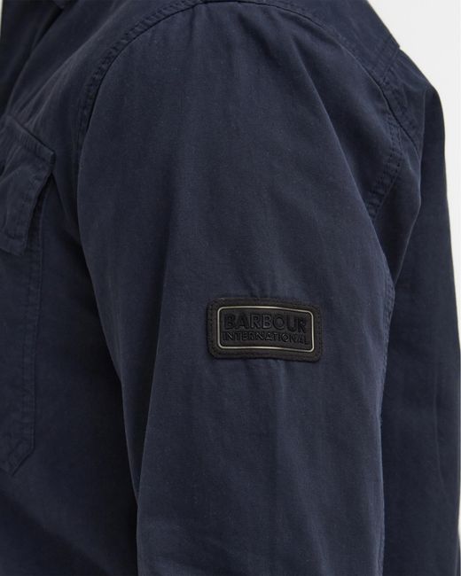 Barbour Blue Arlo Overshirt for men