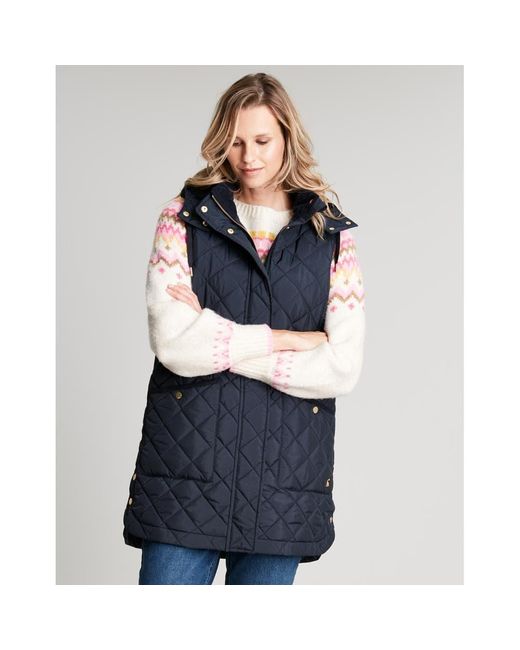 Joules Blue Chatham Quilted Gilet