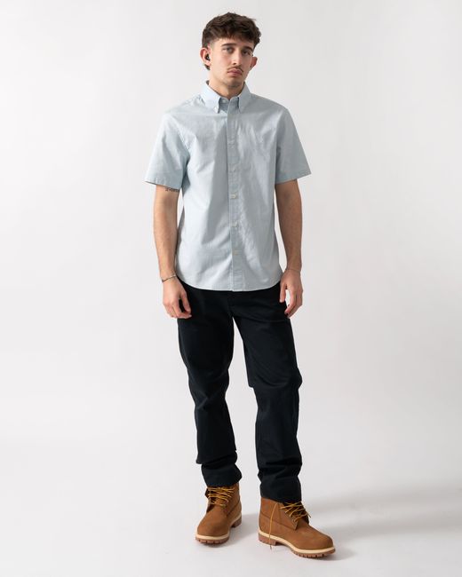 Belstaff Blue Short Sleeve Street Shirt for men