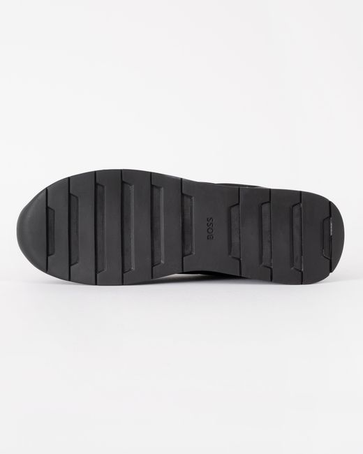 Boss Black Ttnm Mesh Trainers With Smooth Trims for men
