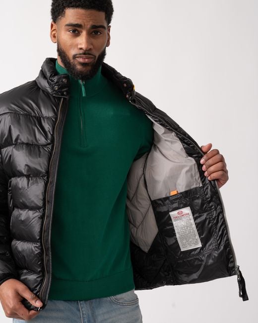 Parajumpers Black Dillon Down Jacket for men