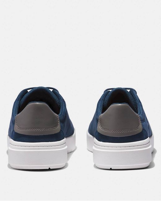 Timberland Blue Seneca Bay Lace Low Top Trainers for men