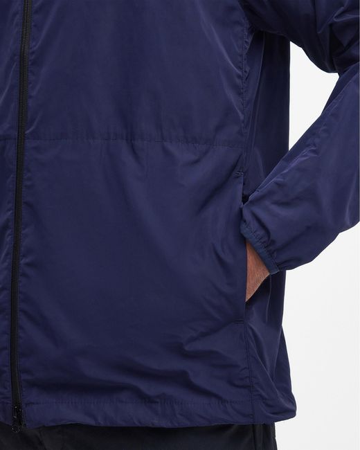 Barbour Blue Beckett Showerproof Jacket for men