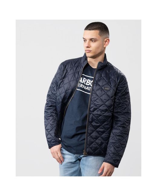 Barbour Synthetic Gear Quilted Lightweight Jacket Navy Blue for Men - Save  43% | Lyst