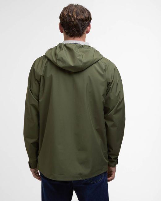 Barbour Green Trover Waterproof Jacket for men