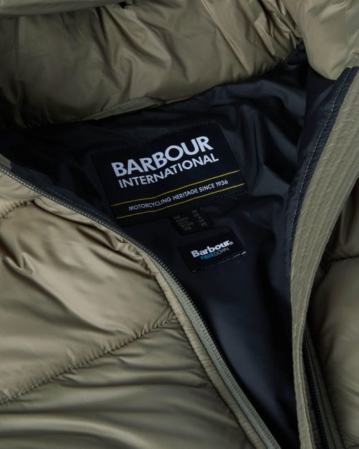 Barbour Gray Olivios Puffer Jacket