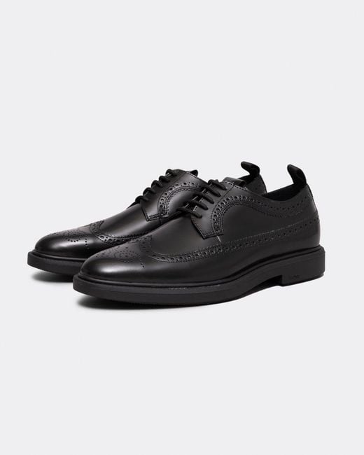 Hugo boss brogue on sale shoes