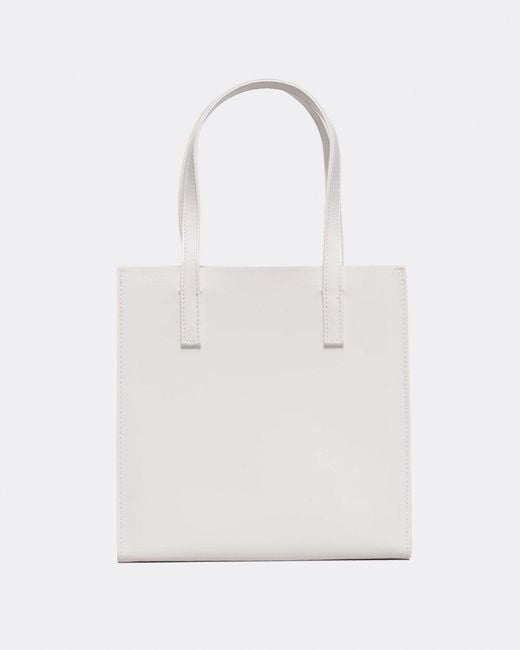 Ted Baker White Crinion Crinkle Small Icon Bag