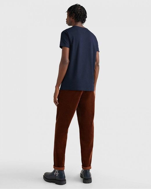 Tommy Hilfiger Blue Core Stretch Slim C-Neck T-Shirt for men