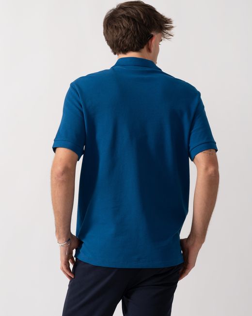Paul Smith Blue Ps Regular Fit Short Sleeve Zebra Polo Shirt for men