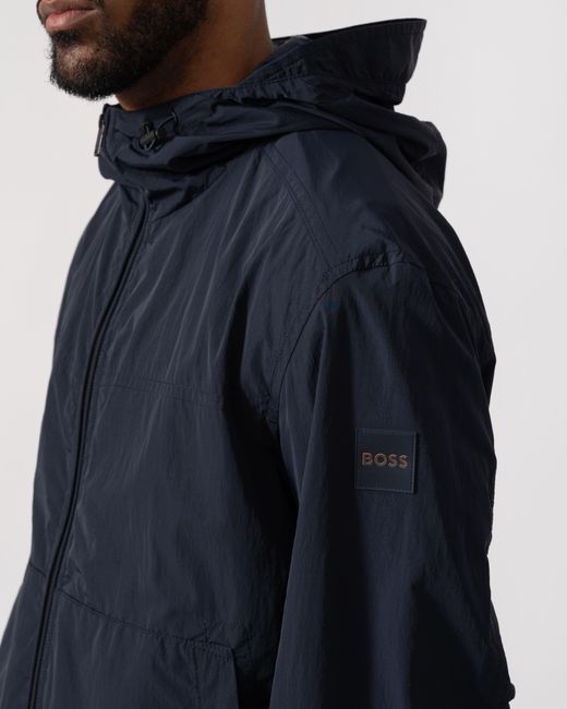 Boss Blue Orip Windbreaker for men