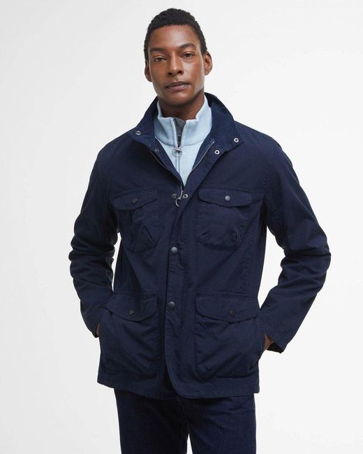 Barbour Blue Ogston Casual Jacket for men