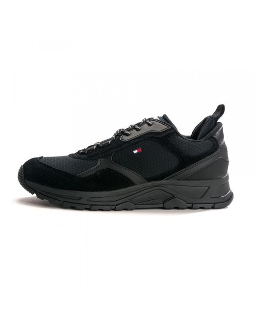 Tommy Hilfiger Fashion Mix Sneaker in Black for Men | Lyst Canada