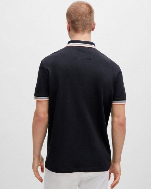 Boss Black Paddy Contrast Polo for men