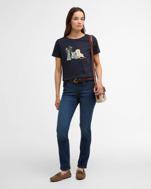 Barbour Blue Brambles T-Shirt