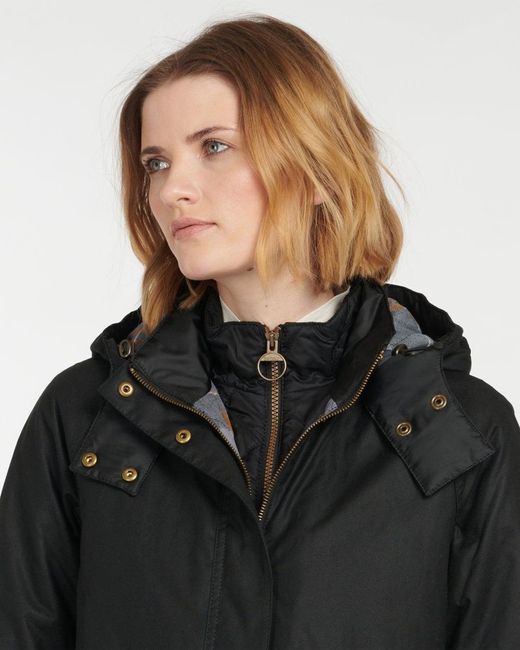 Barbour Black Cannich Wax Jacket