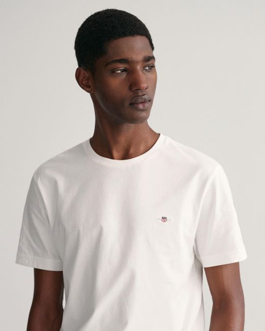 Gant Natural Reg Shied Short Seeve T-shirt Man for men
