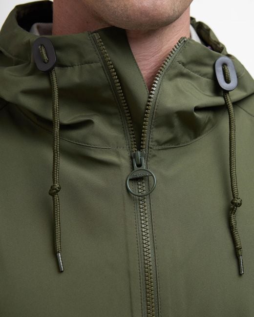 Barbour Green Trover Waterproof Jacket for men