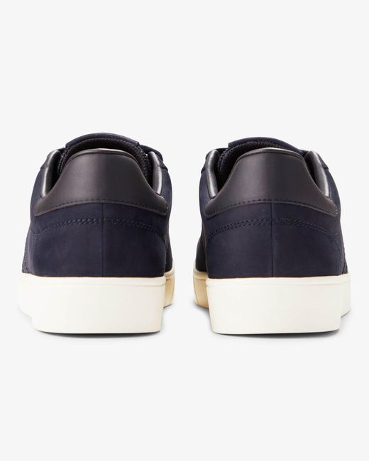Fred Perry Blue Spencer Nubuck Trainers for men