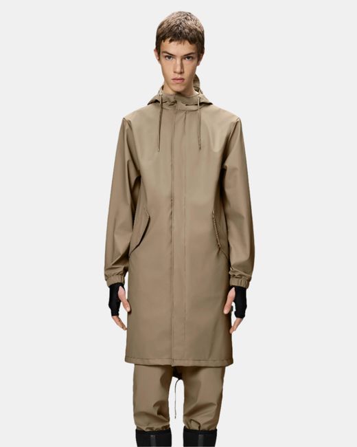 Rains Natural Fishtail Parka
