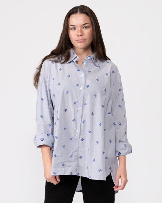 Tommy Hilfiger Purple Ithaka Stripe Easy Fit Shirt