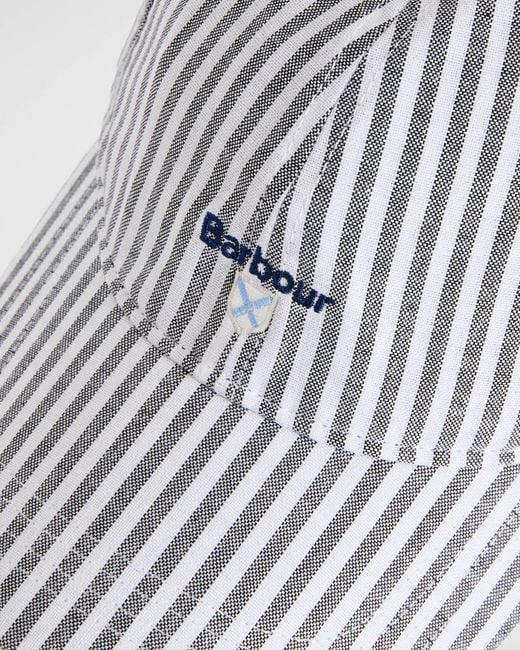 Barbour White Cresswell Cap for men