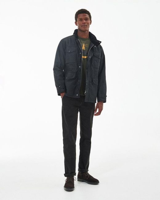 Barbour Blue Sapper Wax Jacket for men