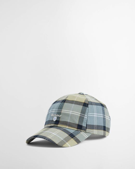 Barbour Blue Tartan Sports Cap for men