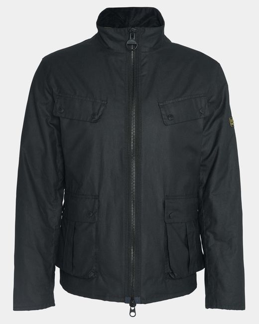 Barbour Re duke Wax Jacket in Black for Men Lyst