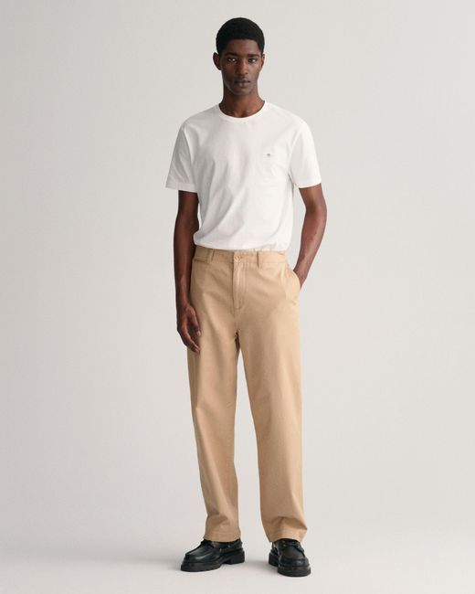 Gant Natural Reg Shied Short Seeve T-shirt Man for men