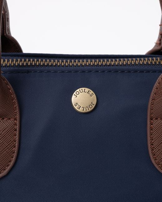 Joules Blue Edie Mini Crossbody Handbag