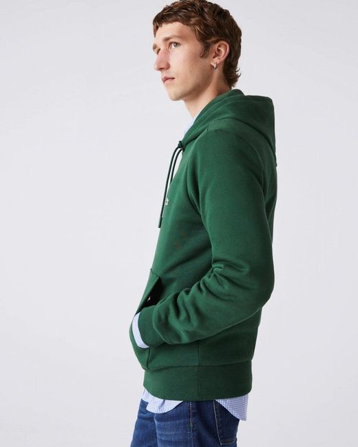 Lacoste Green Hoodie Sweatshirt for men