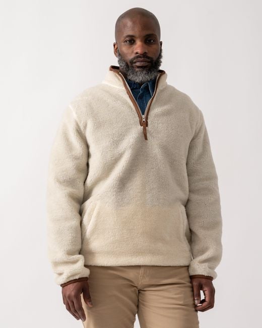 Gant Natural Half Zip Fleece for men