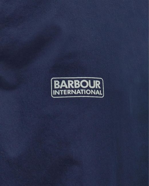 Barbour Blue Parson Zipped Overshirt for men