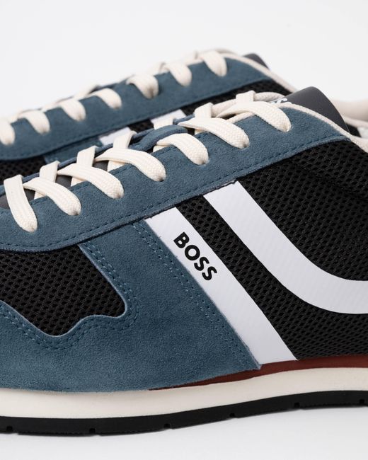 Boss Blue Levon Runn Memi Trainers for men