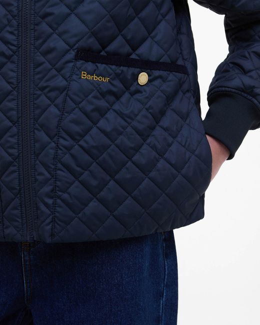 Barbour Blue Reyna Quilted Jacket
