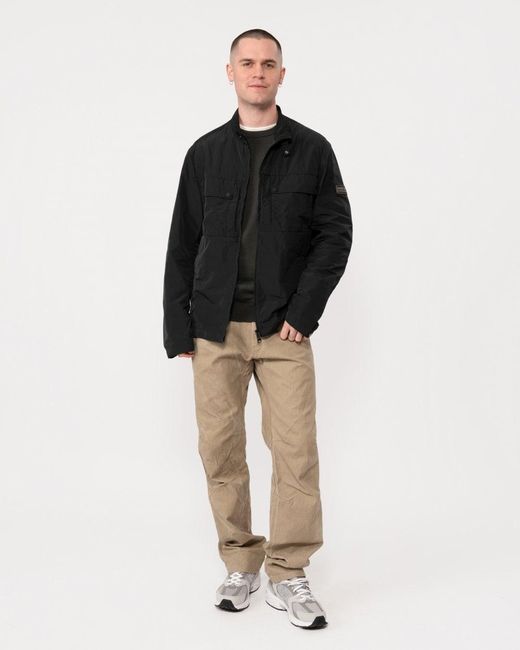 Barbour Black Morley Casual Jacket for men