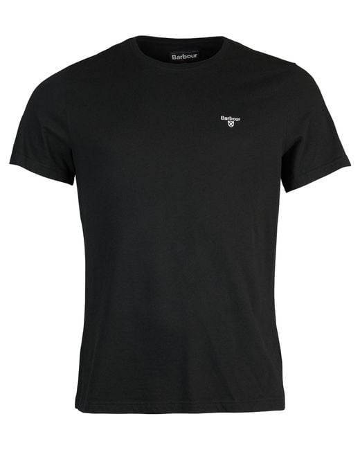 Barbour Black Sports T-Shirt Size: M for men
