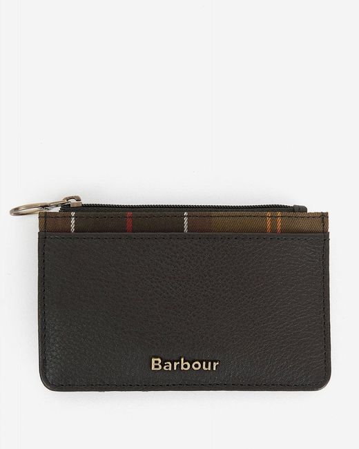 Barbour Black Laire Leather Card Holder /Classic