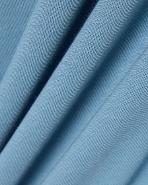 Lacoste Blue Crew Neck Pima Cotton Jersey T-Shirt for men